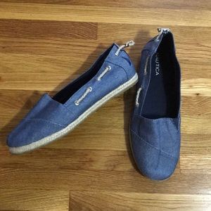 Nautica Denim Slip On Shoes